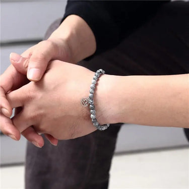 Healing Black Veined Jasper Astrology Bracelet-Your Soul Place